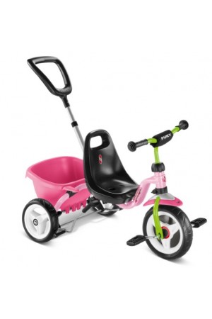 Трехколесный велосипед Puky CAT 1S 2215 pink/kiwi (розовый/киви)